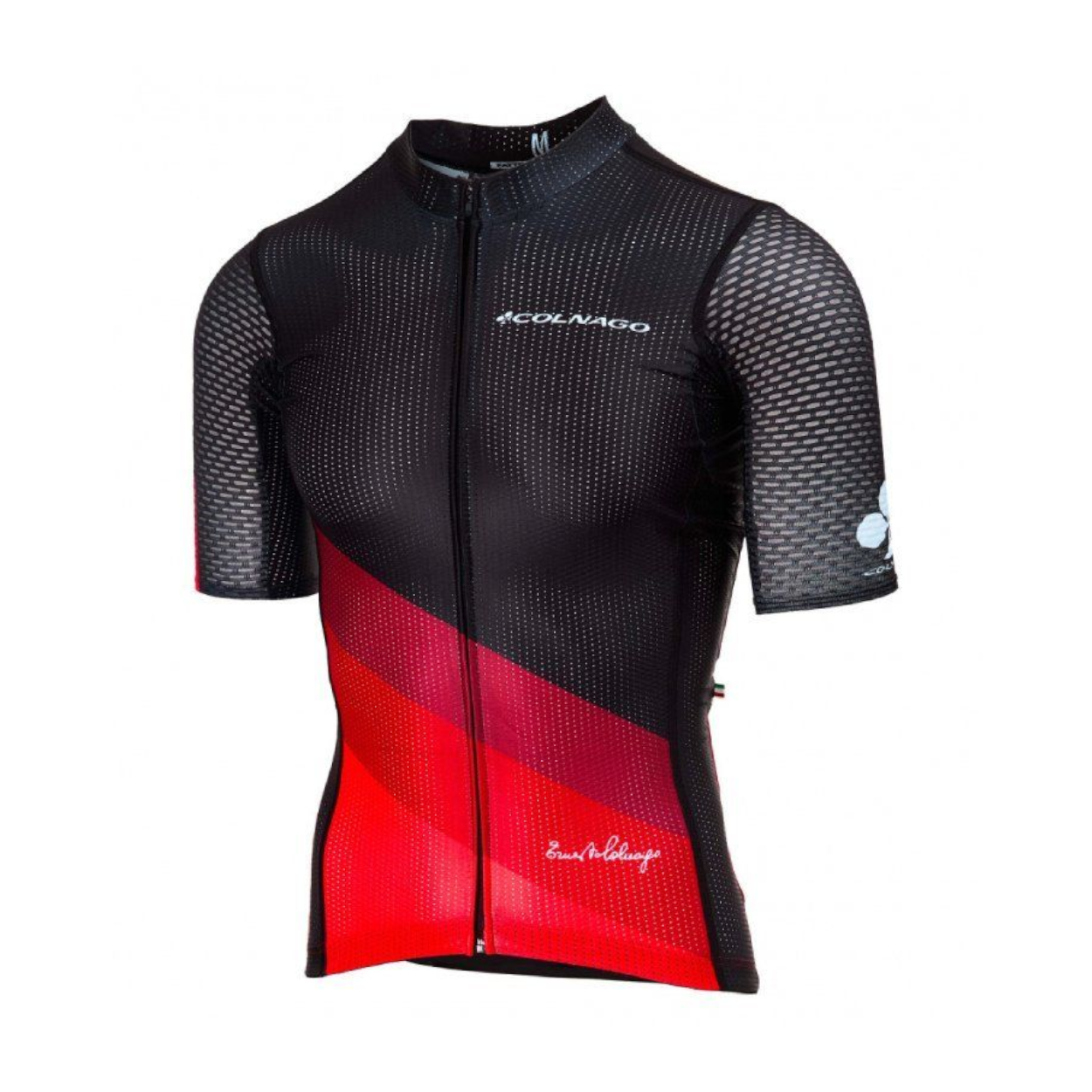 Maillot homme manches courtes Colnago Sanremo Noir/Rouge