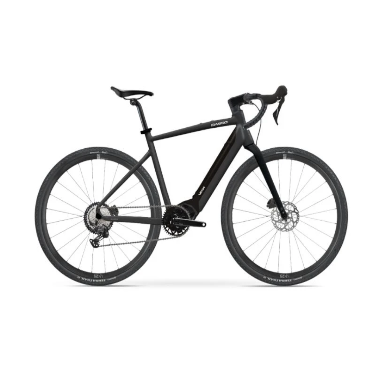 Basso Vega Gravel-GRX 1x12 610-Micratech Mx 25 Anthracite