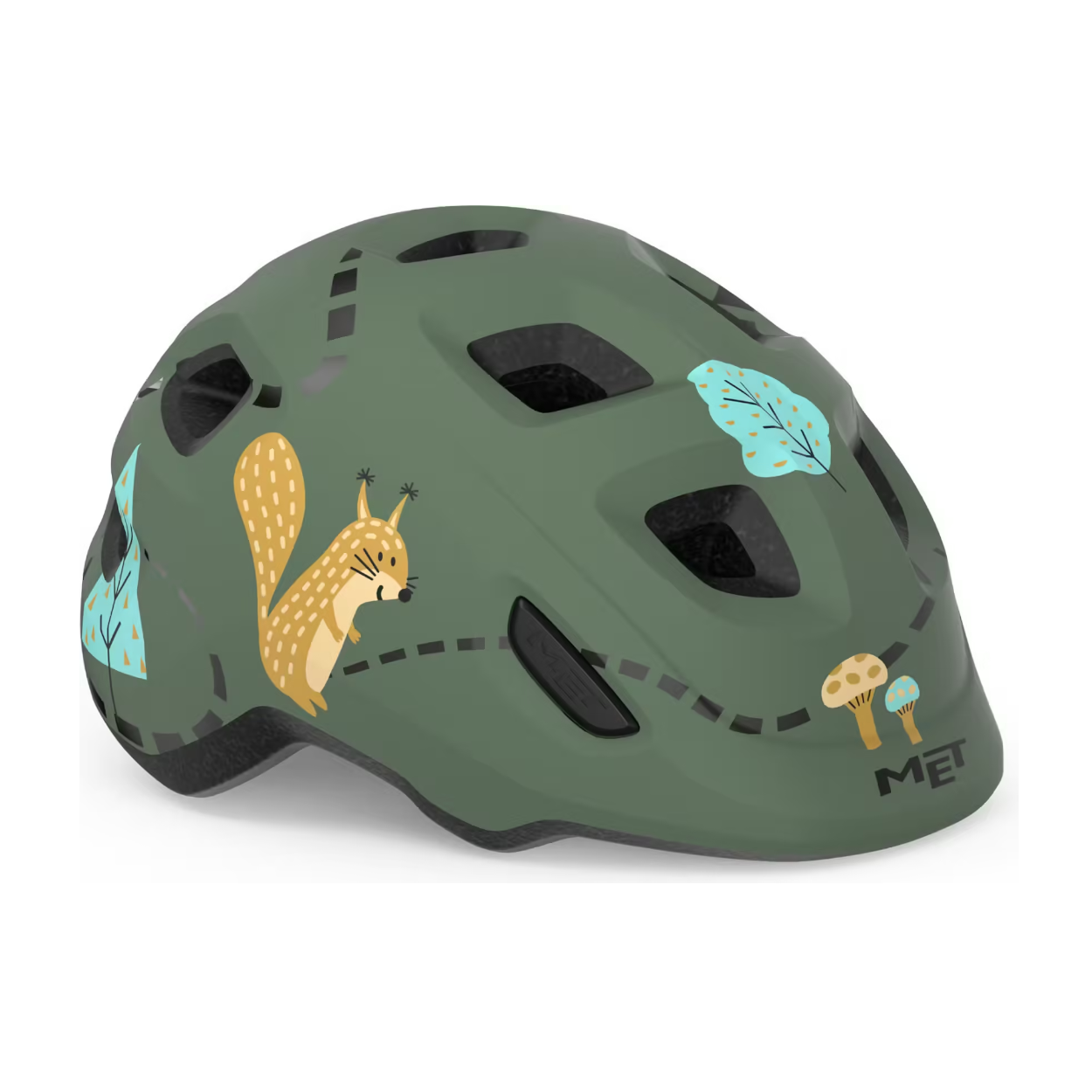 Casque Enfant MET Hooray Vert Forêt