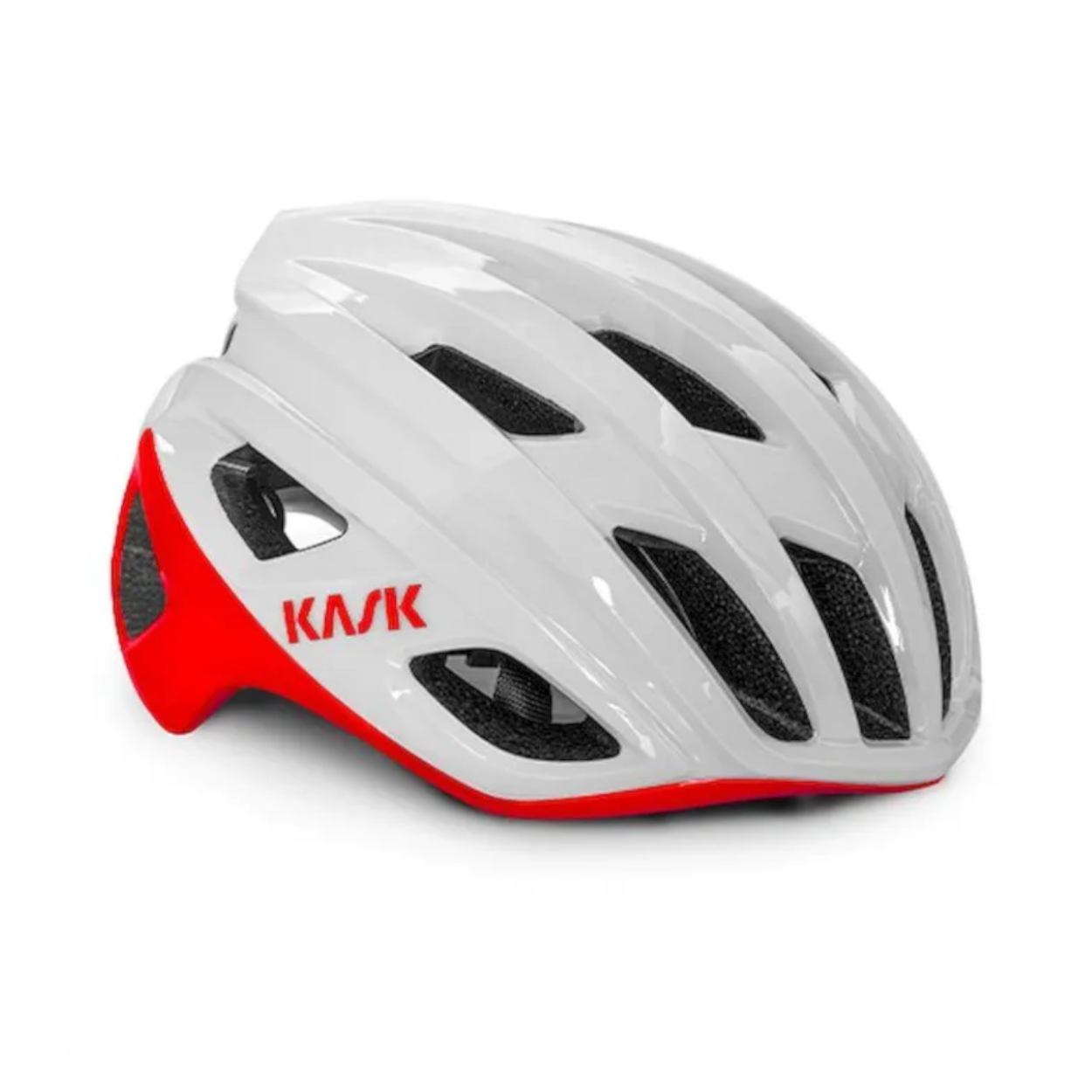 Casque KASK Mojito 3 Blanc/Rouge