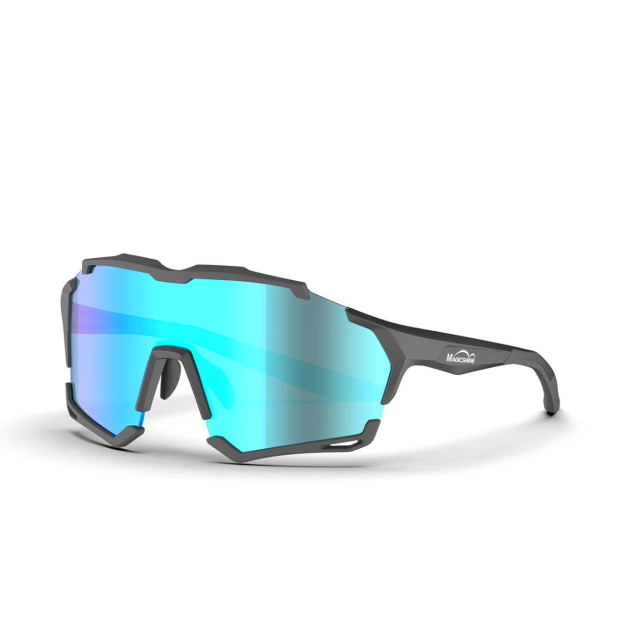 Lunettes MagicShine Versatiler Photochromic Matt Noir+Bleu