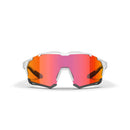 Lunettes MagicShine Versatiler Photochromic Matt Blanc/Noir+Rouge