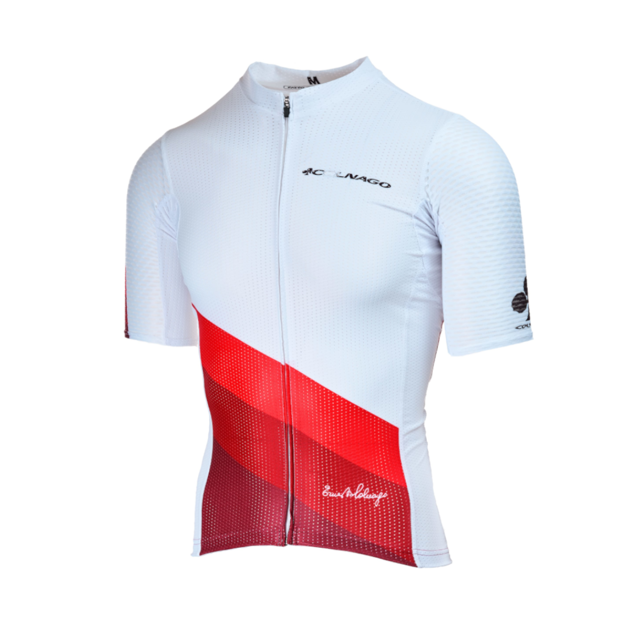 Maillot homme manches courtes Colnago Sanremo Blanc/Rouge