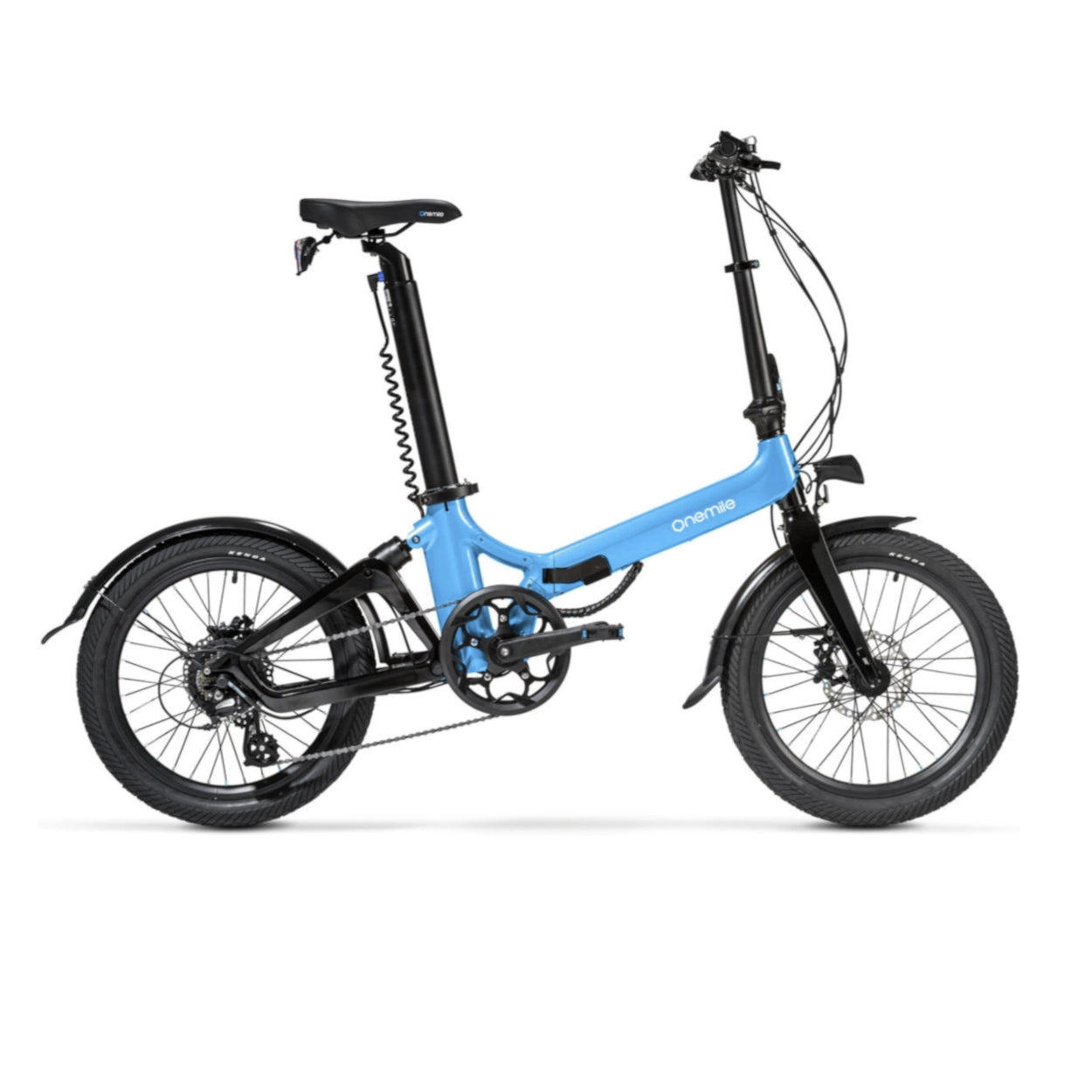 Vélo électrique pliant Onemile Nomad Bleu