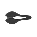 SELLE 3D CARBONE T801 NOIR OUVERTE 245x143 RAIL CARBONE BASE NYLON MAT