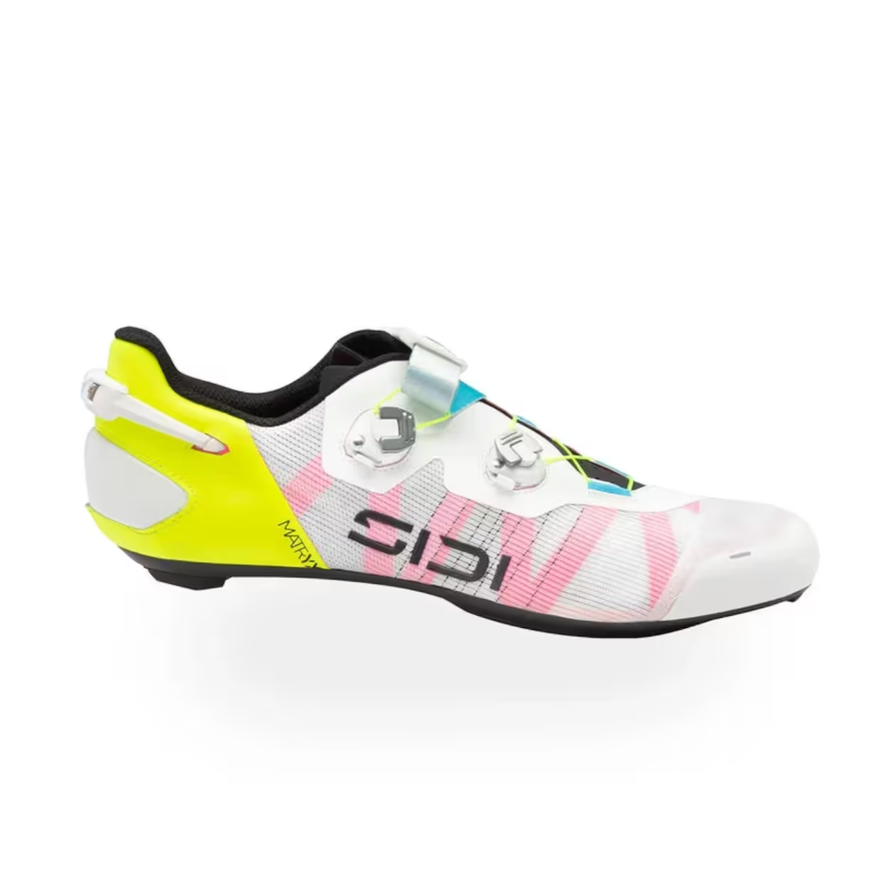 Chaussures SIDI Wire 3 Blanc/Jaune/Rose