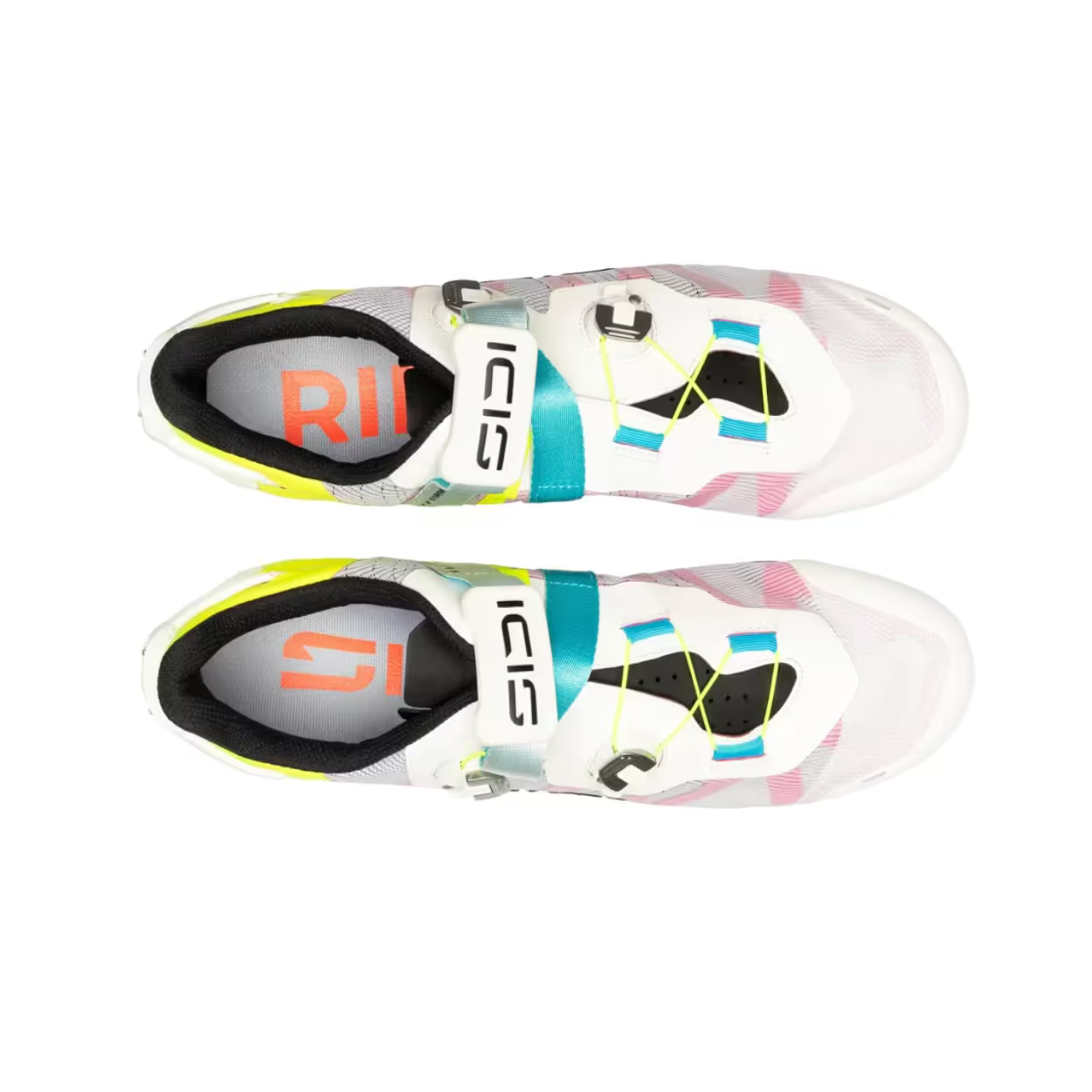 Chaussures SIDI Wire 3 Blanc/Jaune/Rose