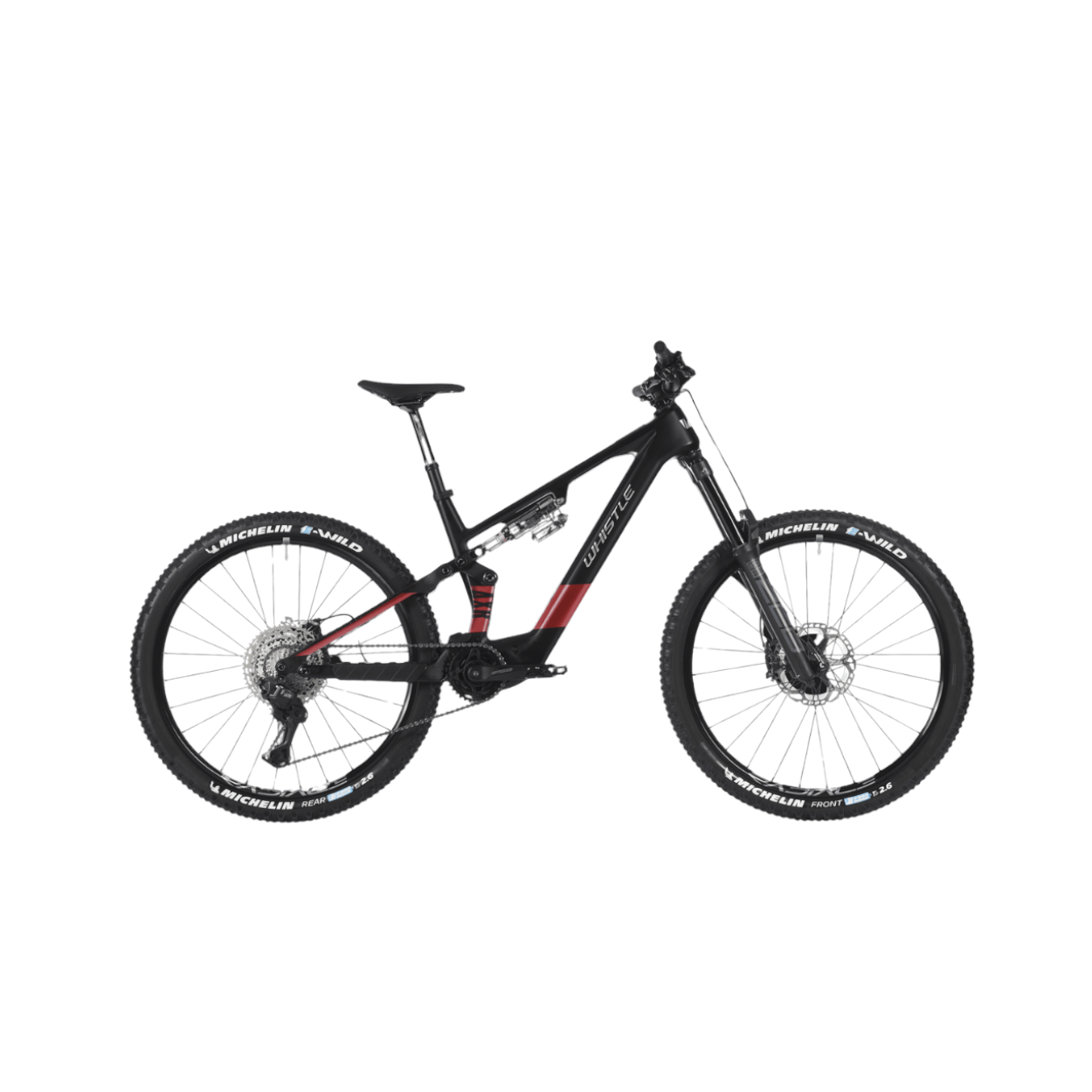WHISTLE AXR C8.6 Noir/Rouge